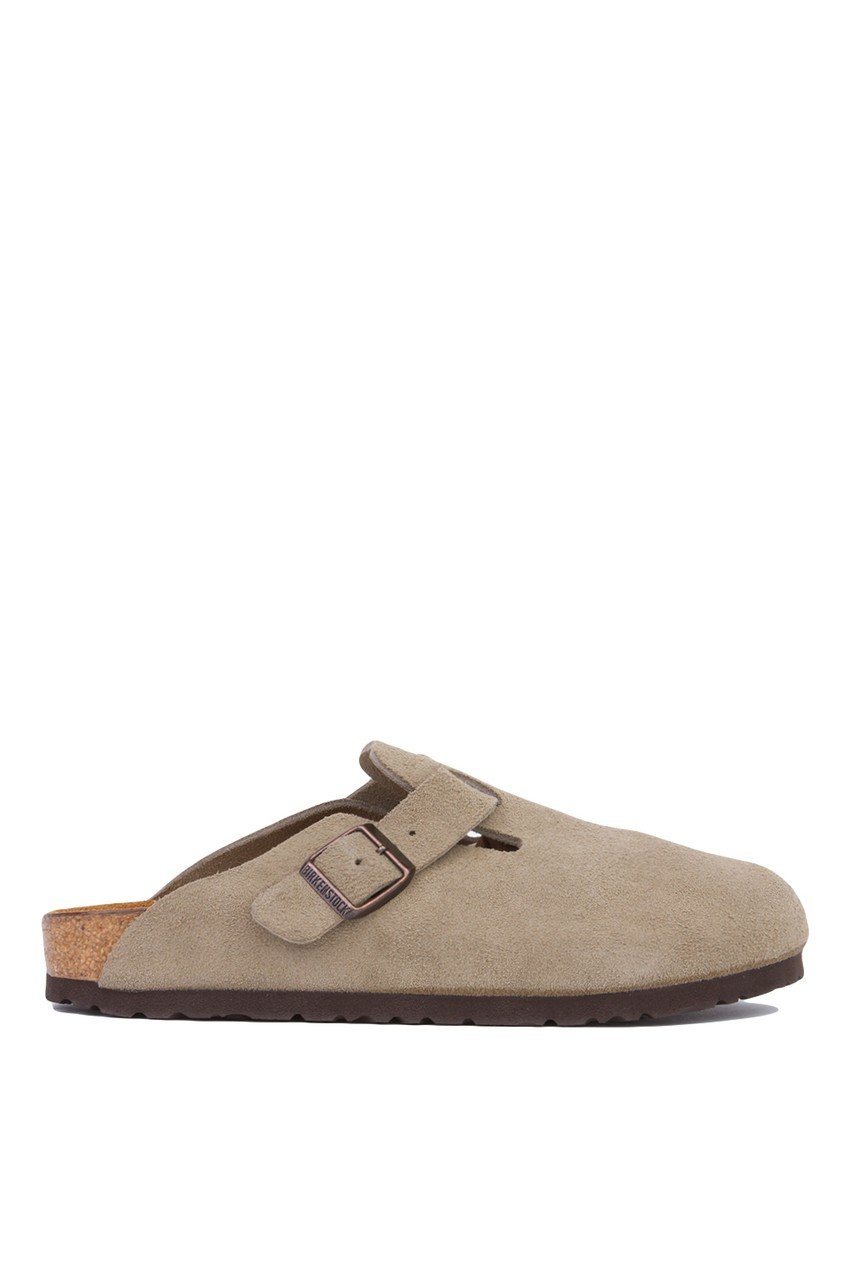 birkenstock clog taupe suede